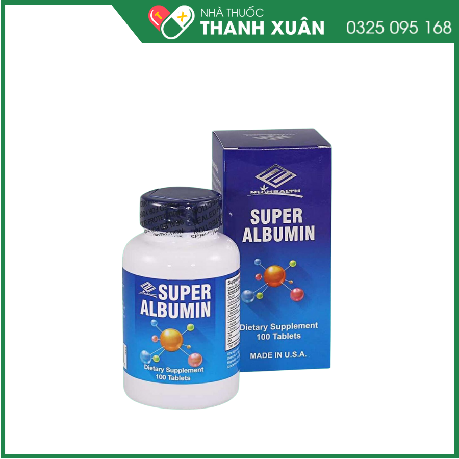 Viên uống tăng cường miễn dịch Super Albumin